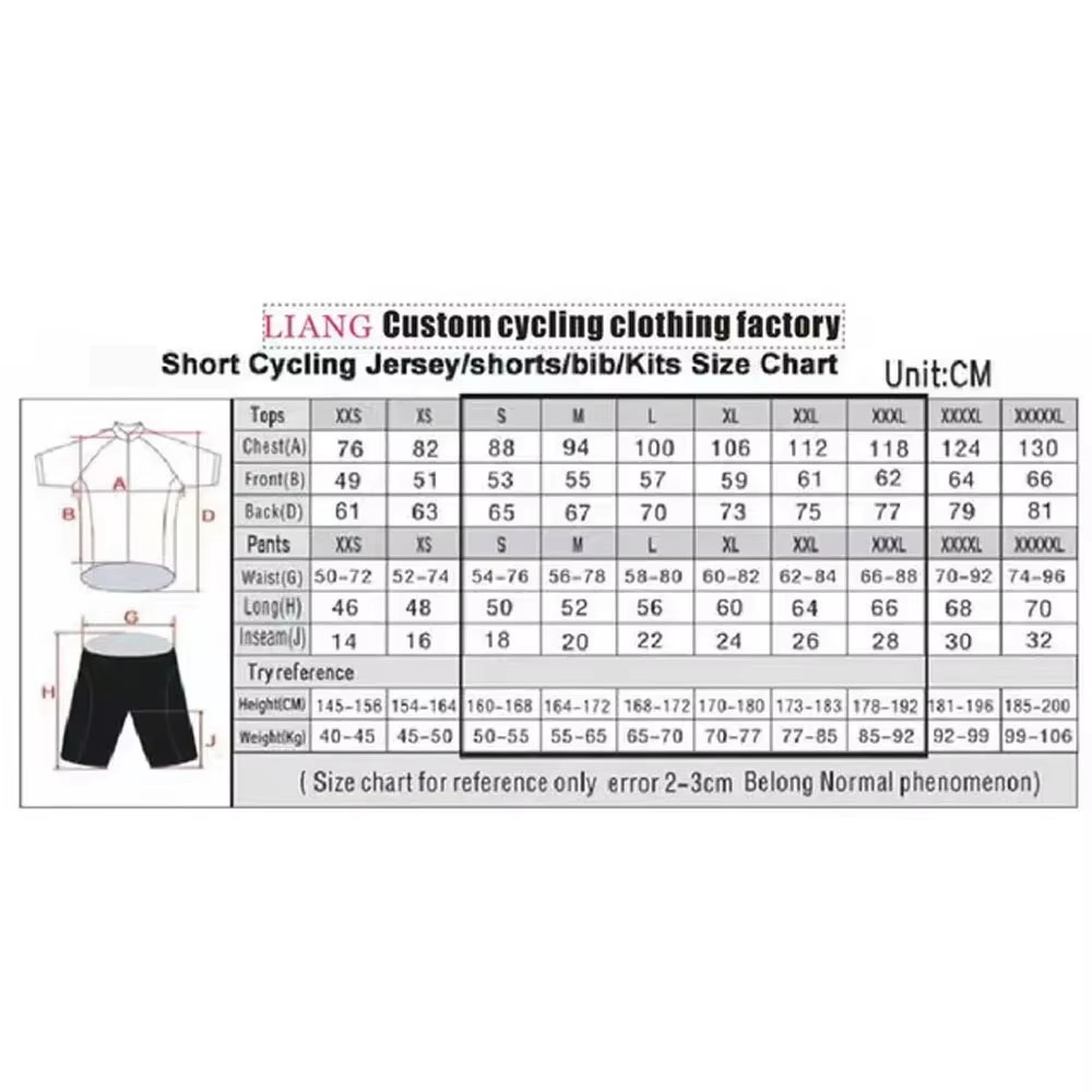 Custom DIY Cycling Jersey Set  - Cycling Bib Shorts 评论和价格
